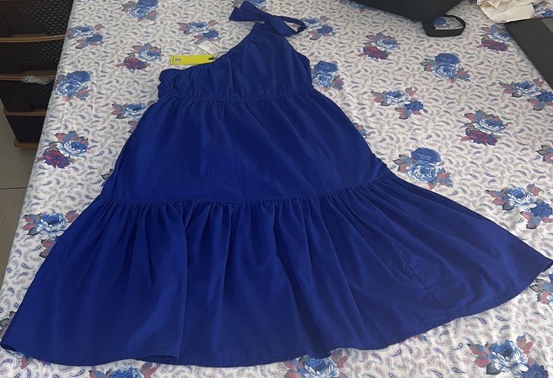 One Shoulder Midi Dress