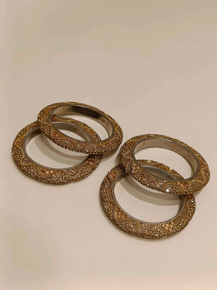 Set of 4 Gold Bangles