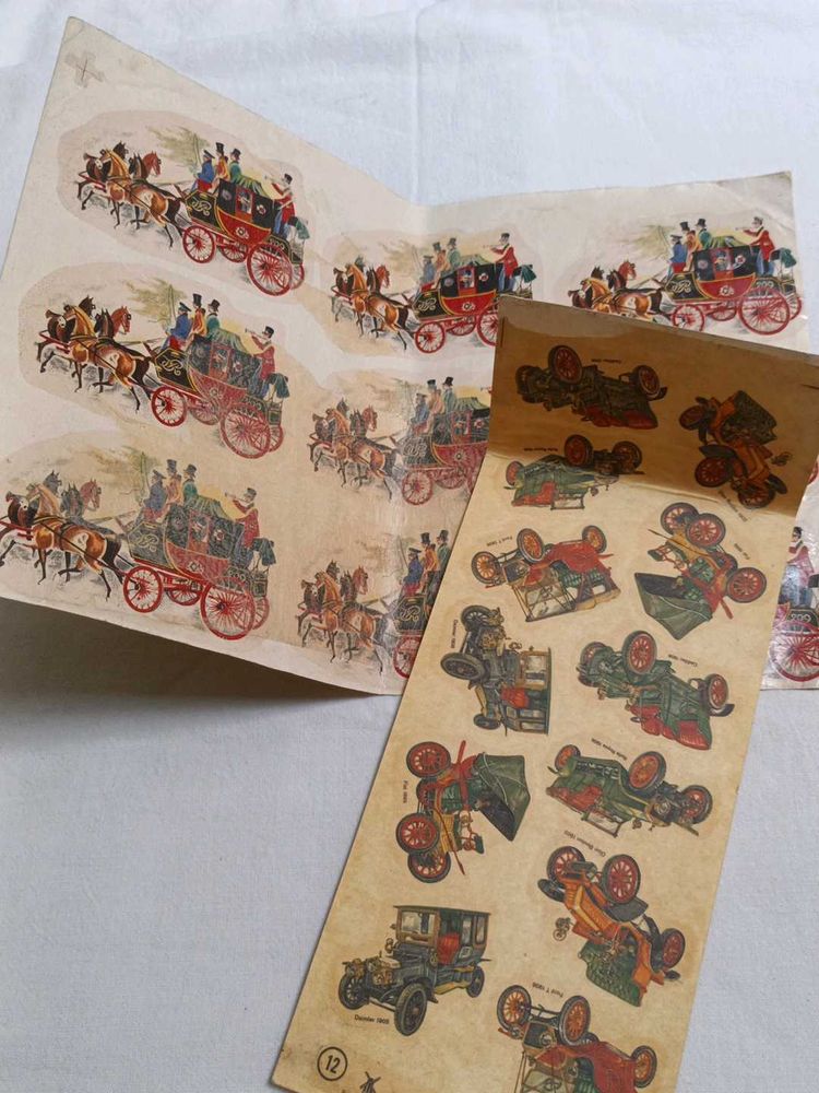 Vintage Stickers Of 1870