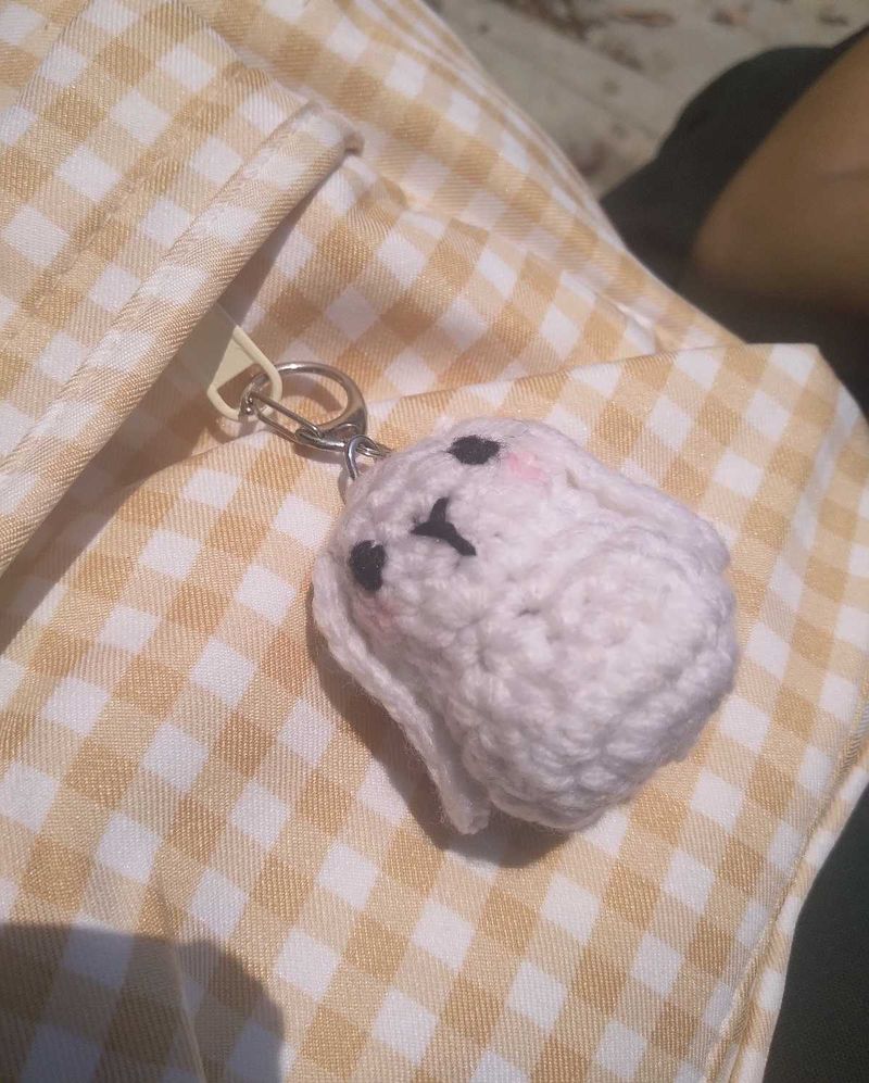 Crochet Bunny Keychain