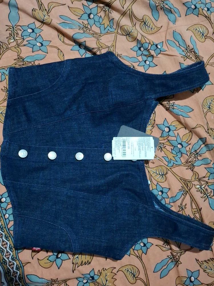 Levi&#39;s denim corset top,  size M