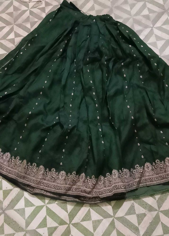 Green Lengha For Navratri