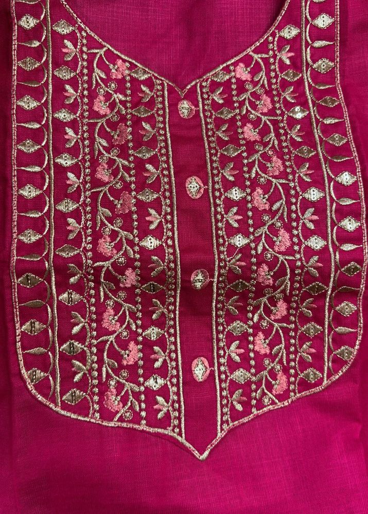 Elegant Pink Embroidered Kurta