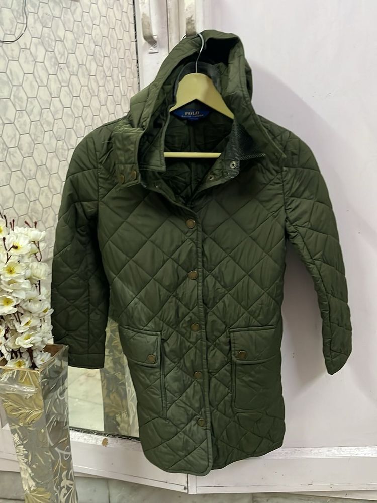 Ralph Lauren Olive Quilted Jacket
