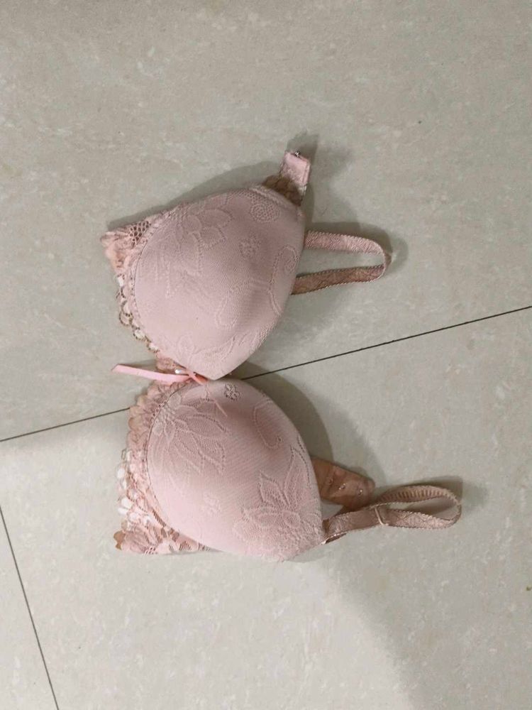 Pink Lace Bra - Size Unknown
