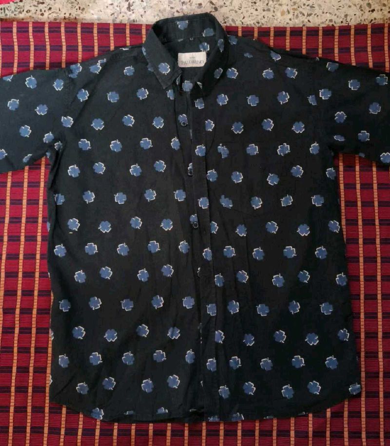 Floral Print Short Sleeve Shirt