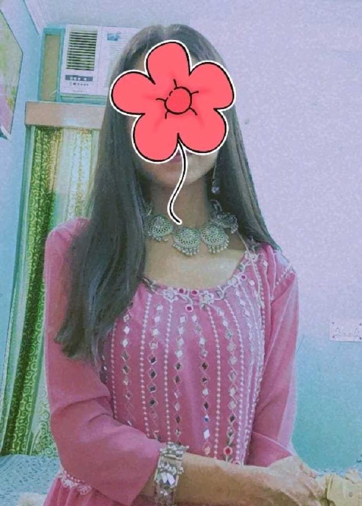 Mirror Work Kurta And Sharara