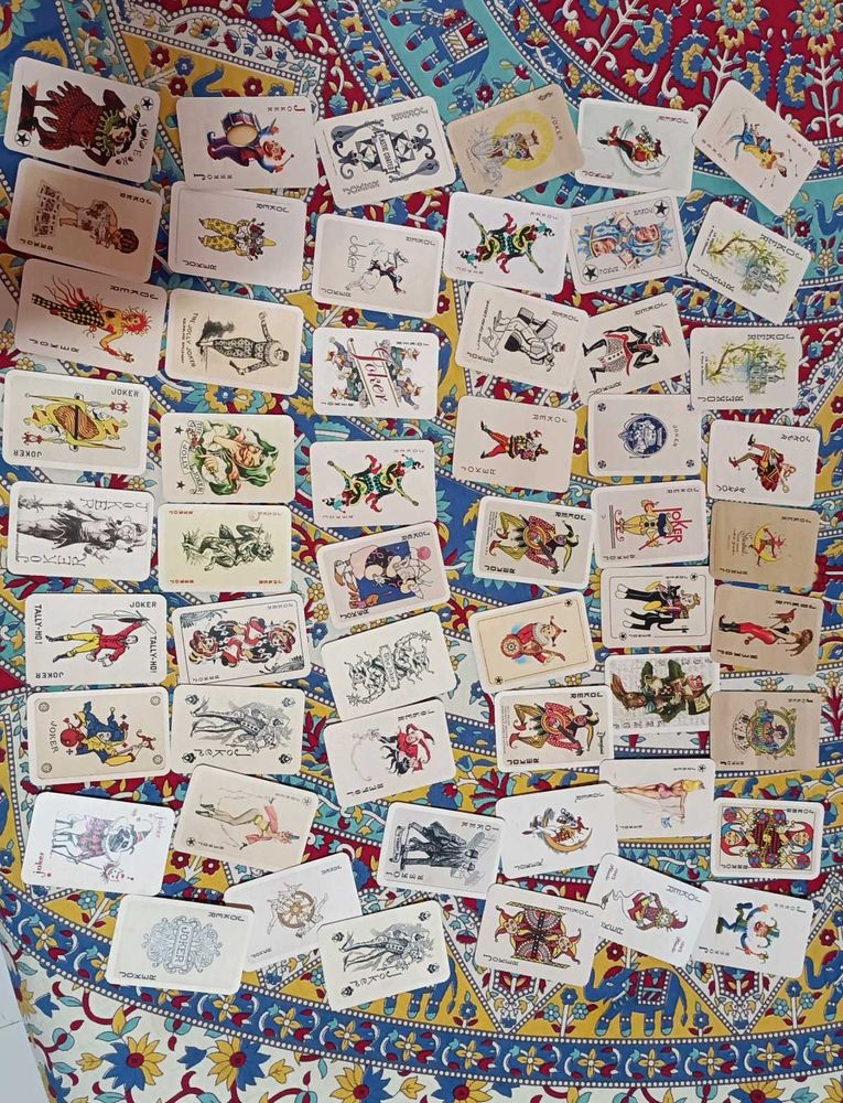 70 Different Vintage Joker Cards 🃏🃏🃏🃏