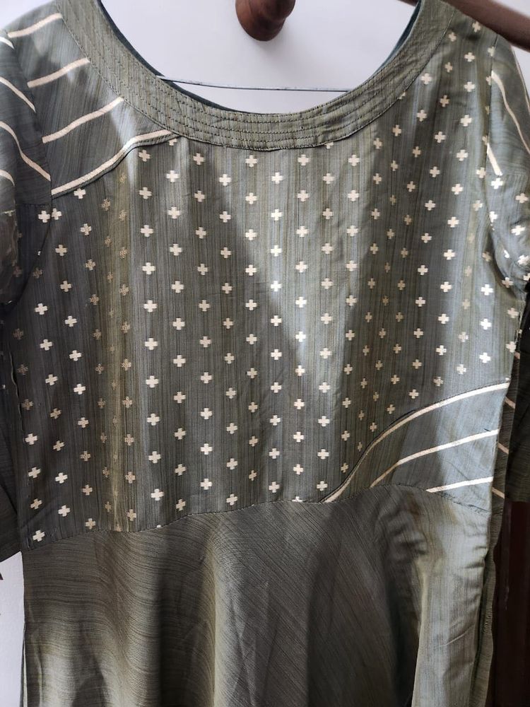 Elegant Olive Green Kurta