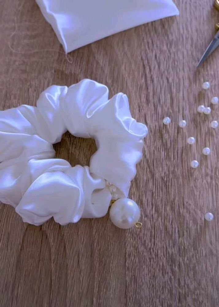 Pearl Scrunchie One Available