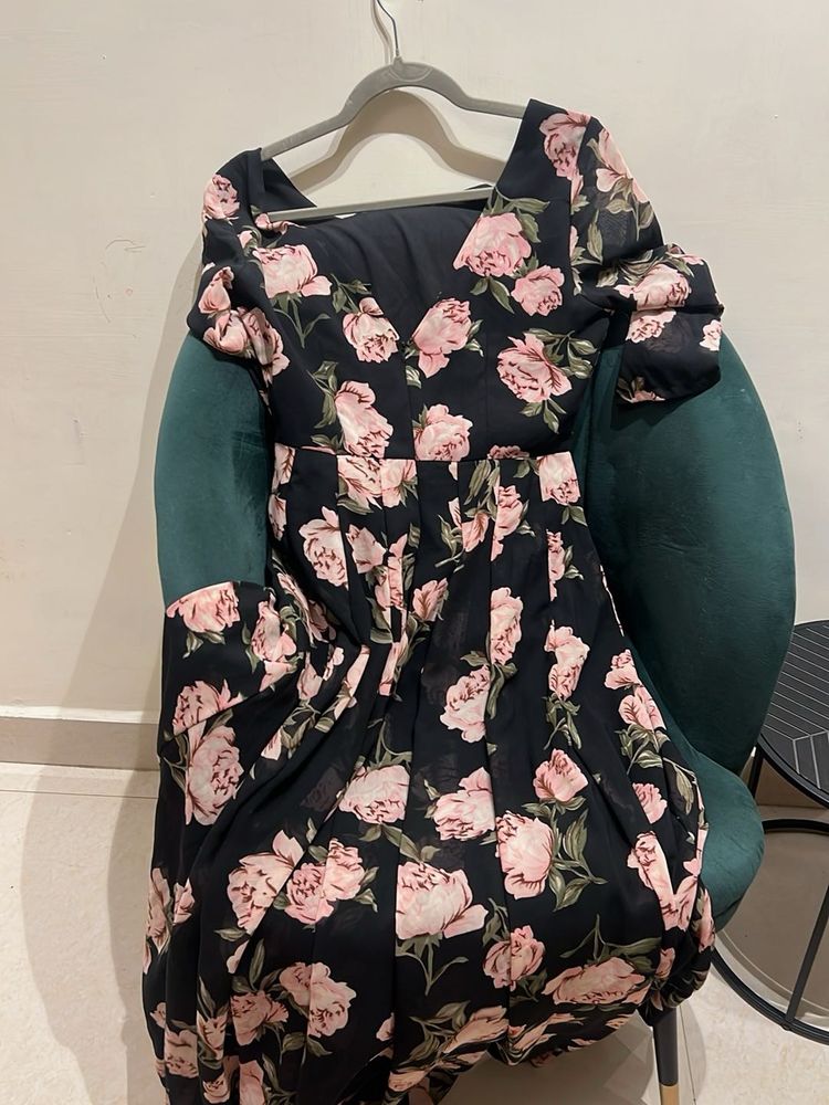 Floral Print Maxi Dress