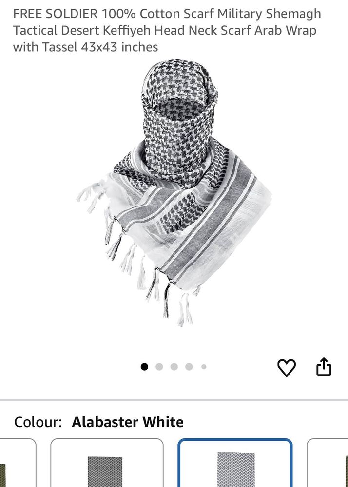 Brand New Free Soldier Shemagh Scarf Keffiyah