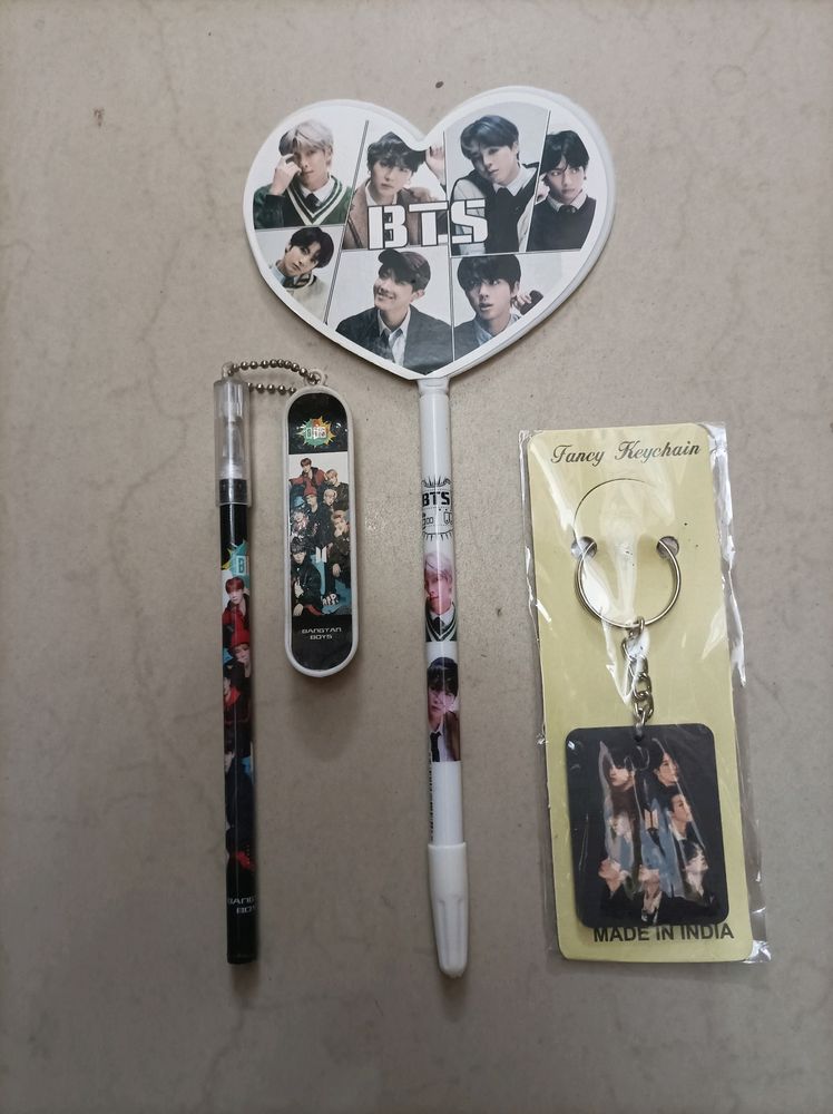 BTS Pens And Keyring Combo