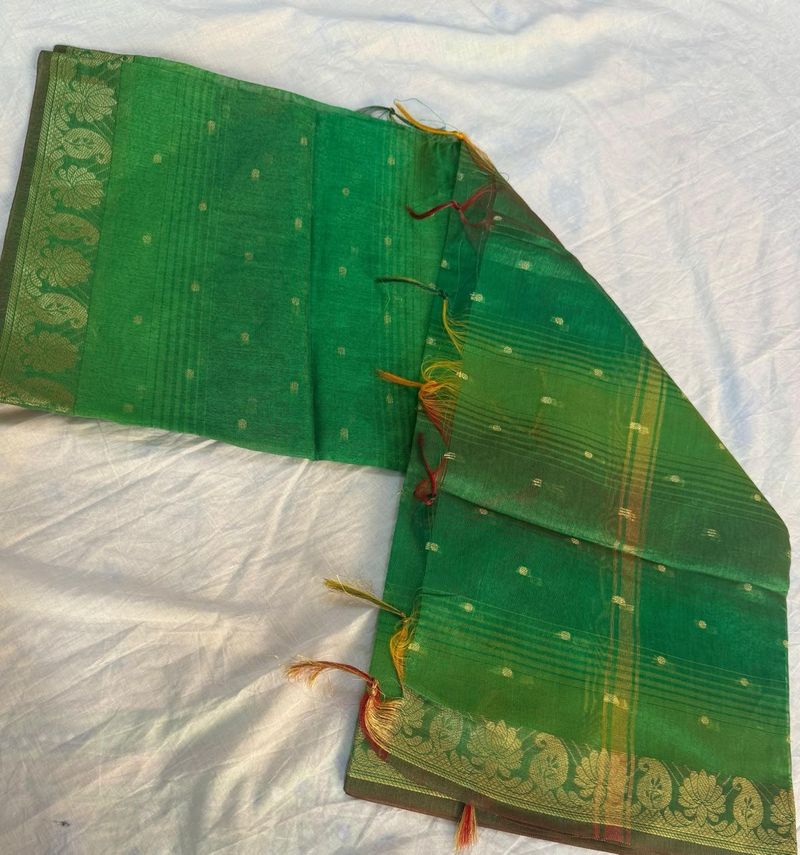 Elegant Green Banarasi Duppata
