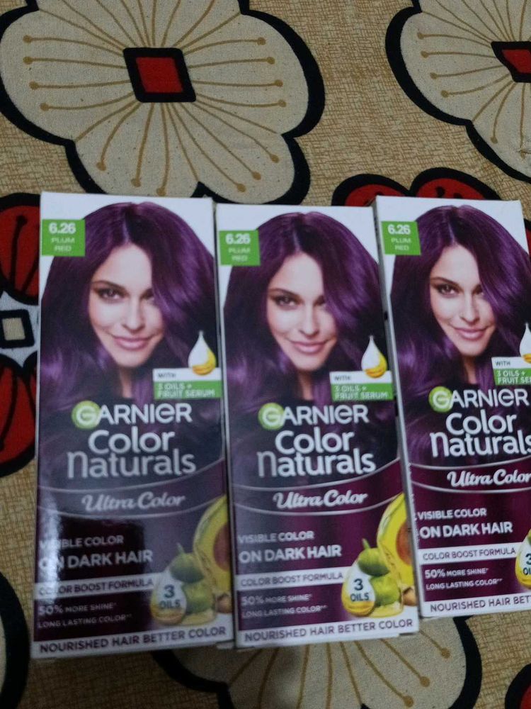 3 Pack Garnier Hair Colour