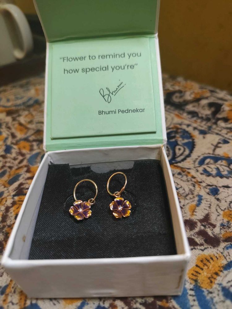 92.5 GIVA Rose Gold Drop Hoops