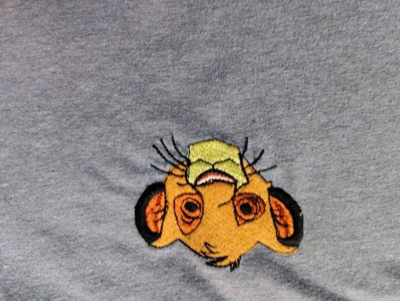 Lion King Embroidered Top