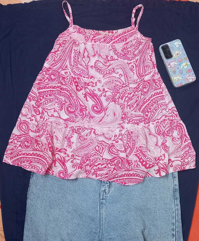 Pink Top (Short Kurta)