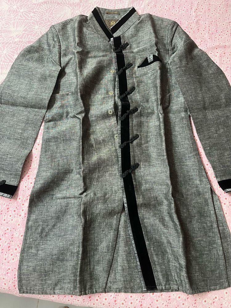 Men&#39;s Grey Kurta