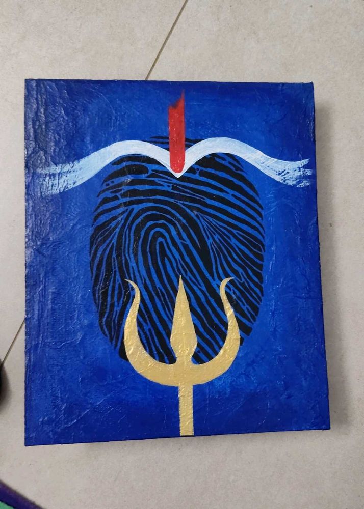 Shiva Lingam Painting