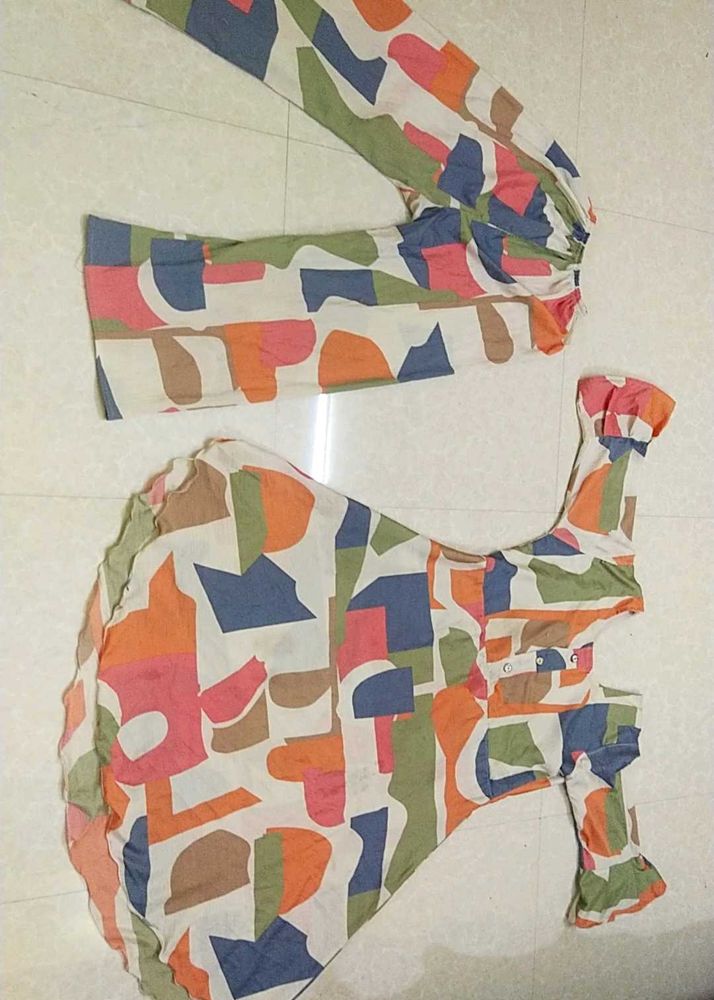 Abstract Print Two-Piece Set