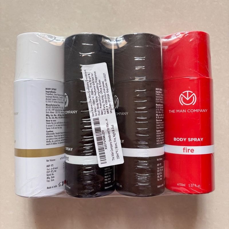 The Man Company Long Lasting Deodorant Set for Men