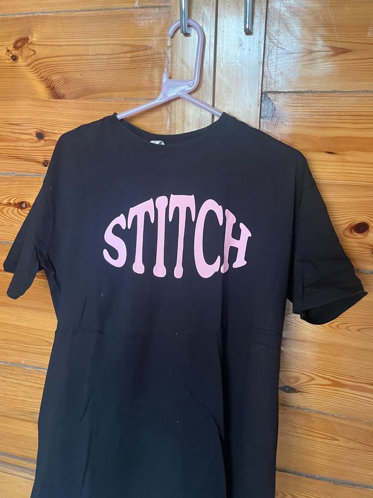 Black STITCH Graphic Tee