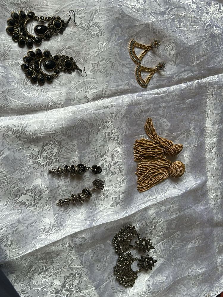 Combo Of 5 Earrings