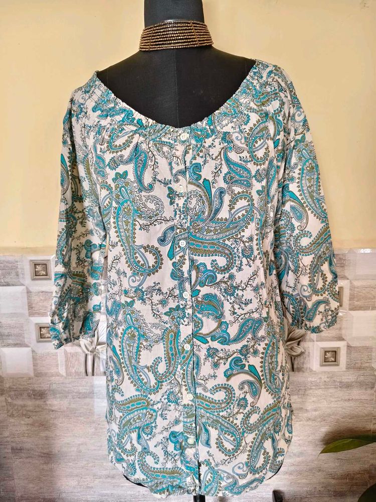 BOGO🎁Buy One Get 1 Free🎁Paisley Print Top