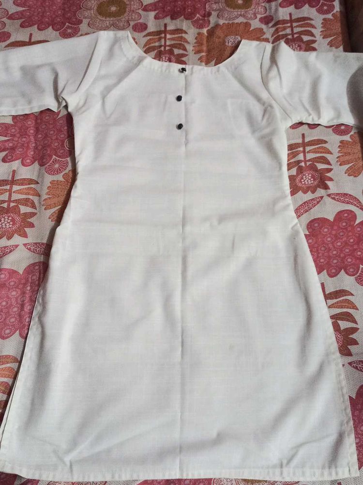 Elegant White Kurta