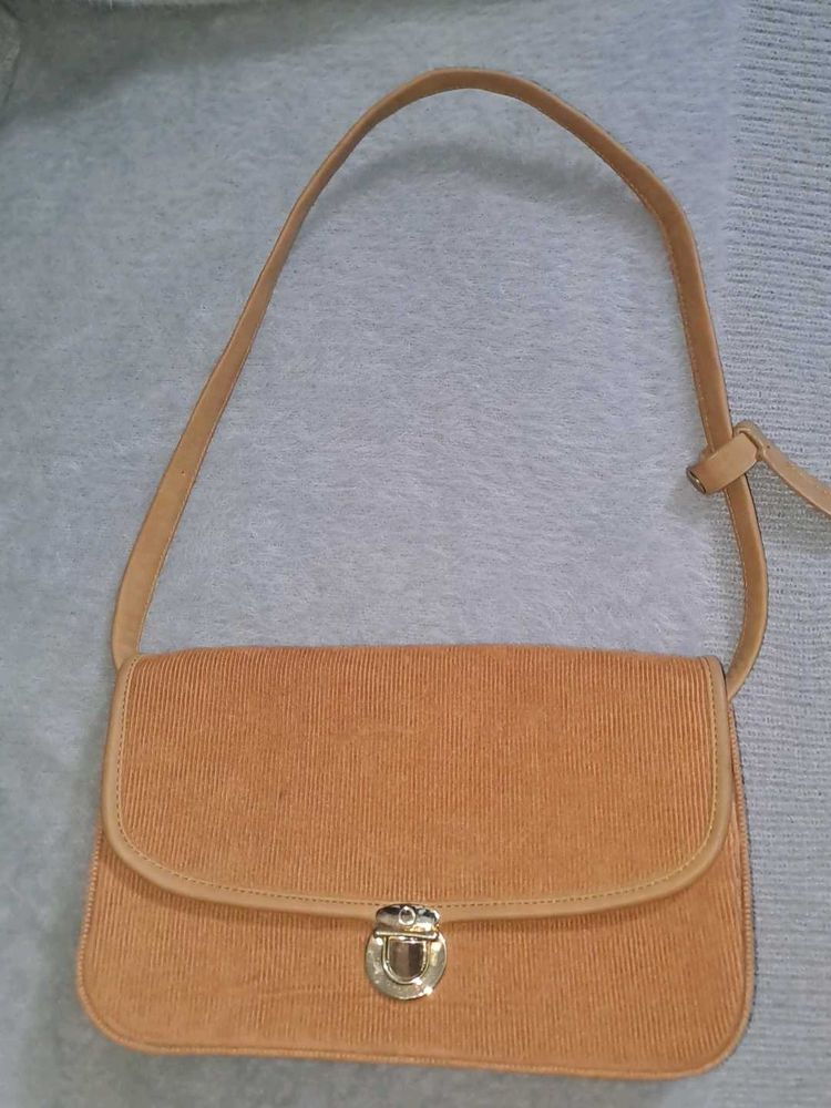 Corduroy Shoulder Bag