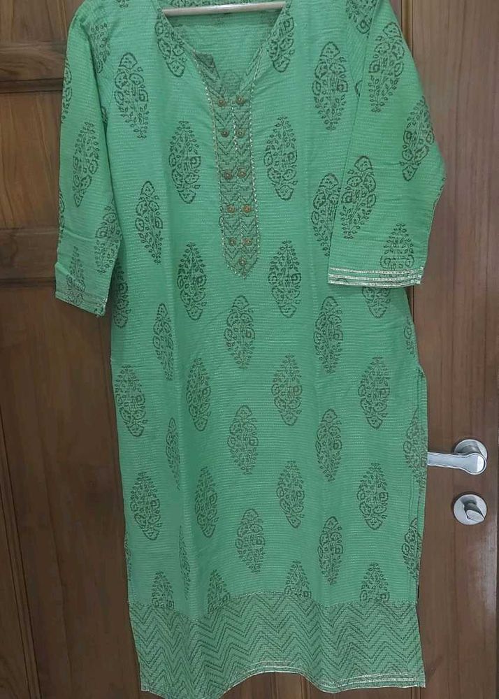 Green 💚 Mango Kurti
