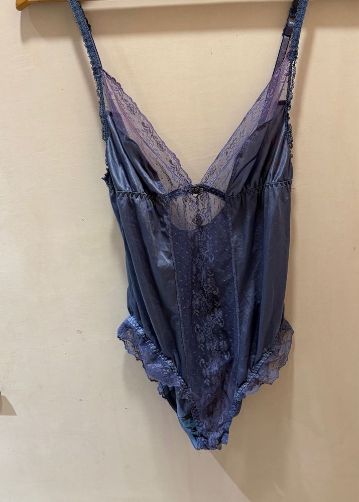 Beautiful Lace &amp; Satin Bodysuit
