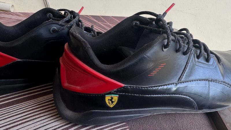 Ferrari Puma Black Casual Shoes