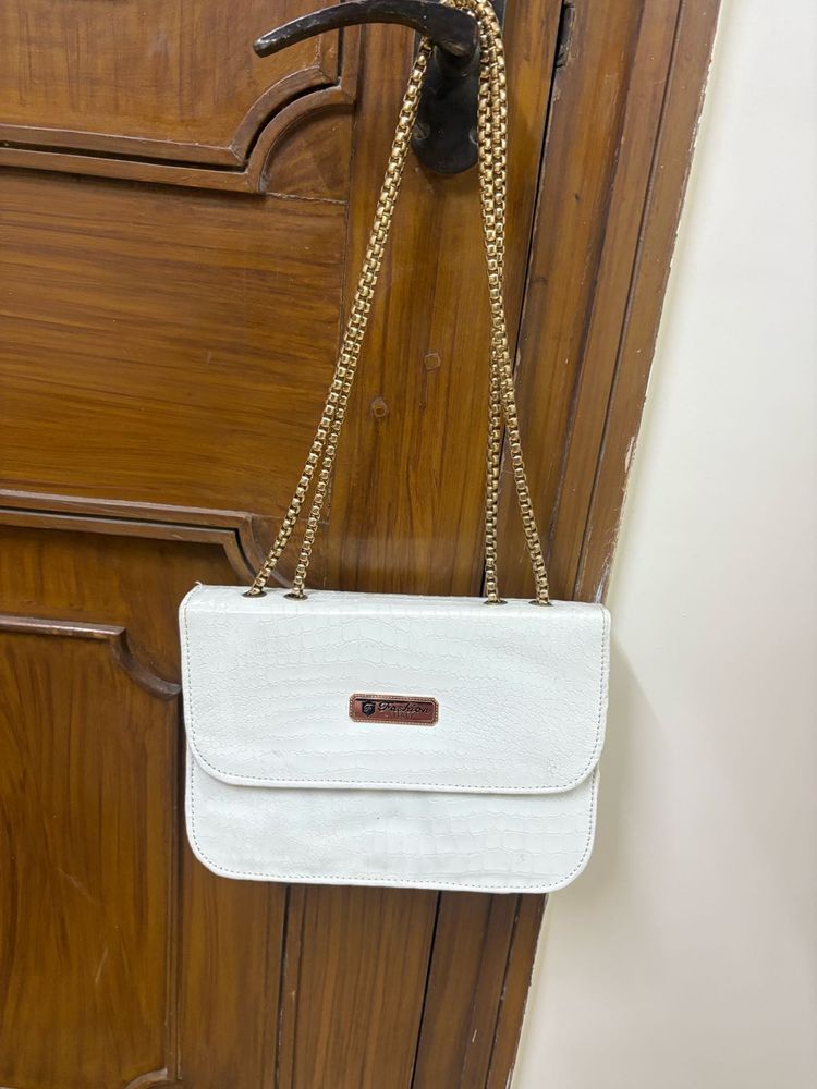 Chic White Handbag