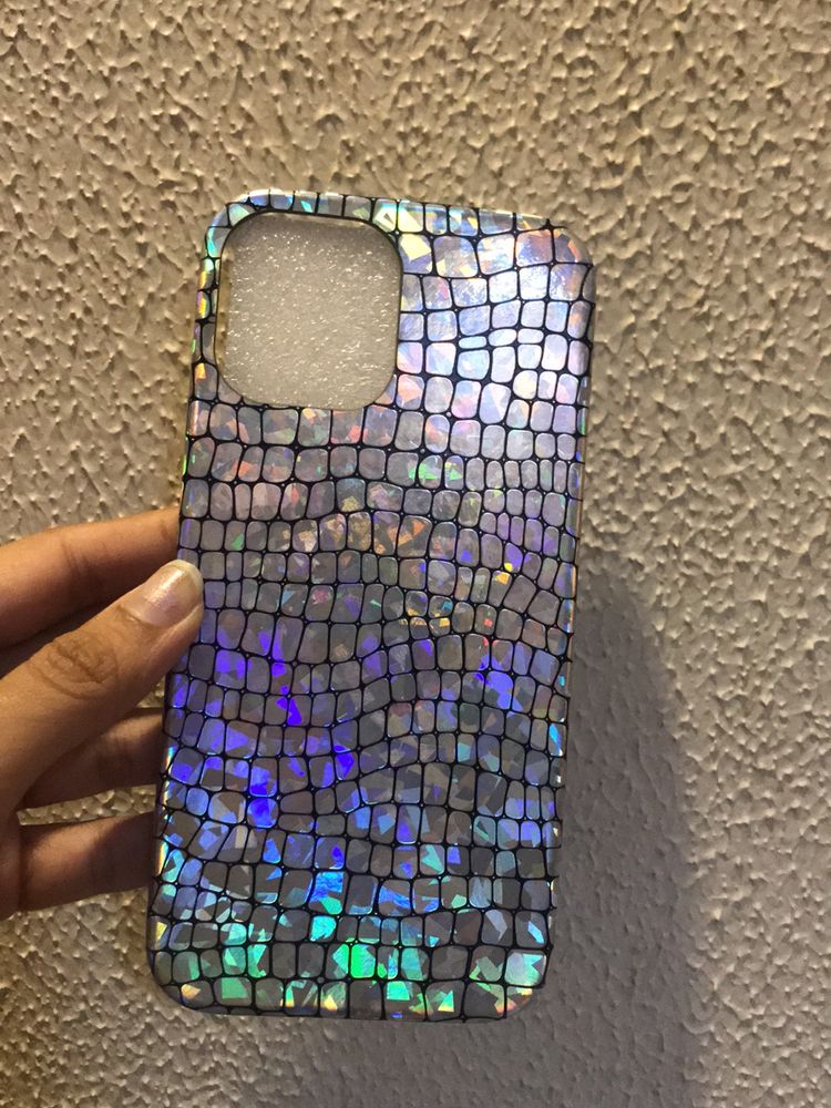 IPhone12ProMax Snake Skin Reflective Phone Cover Case