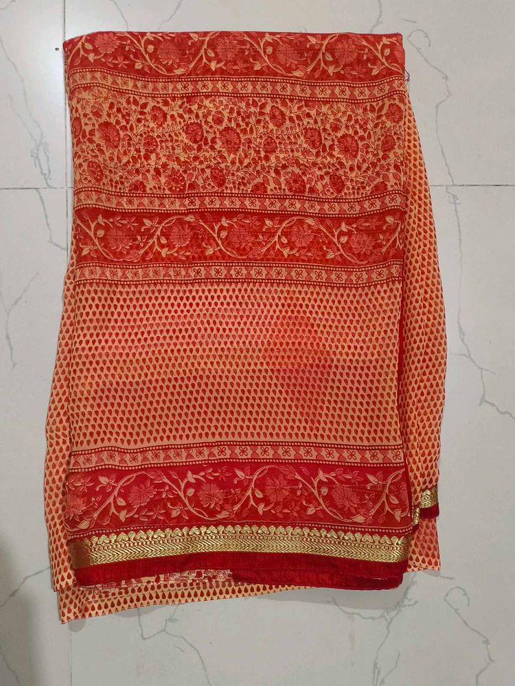 Elegant Printed Saree