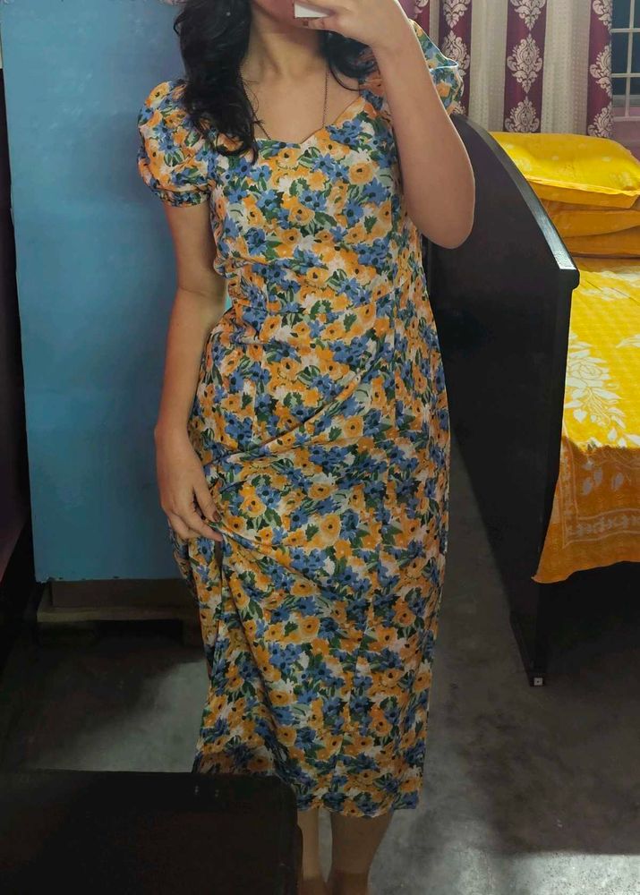 Floral Urbanic Dress❤️