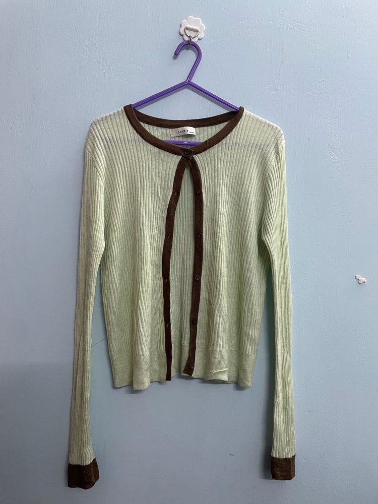 Light Green Cardigan