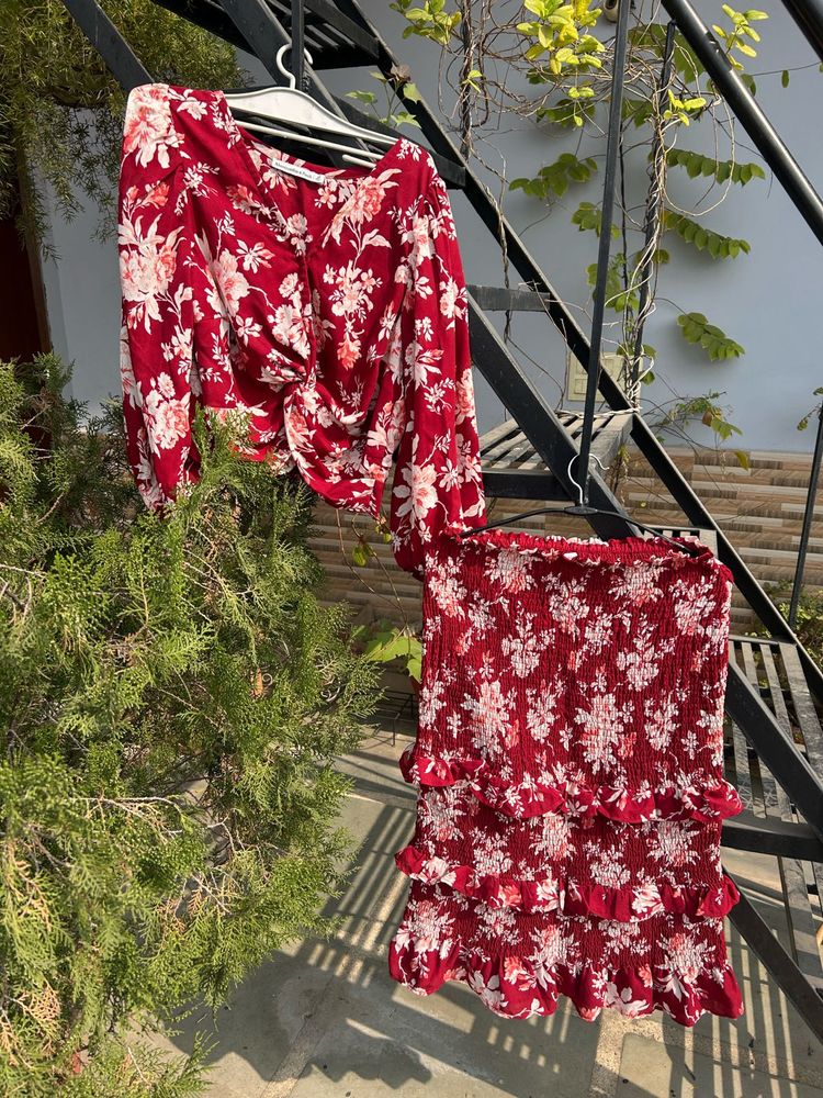 Floral Two-Piece Set