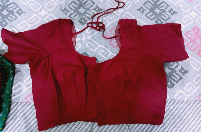new Maroon Readymade Saree Blouse