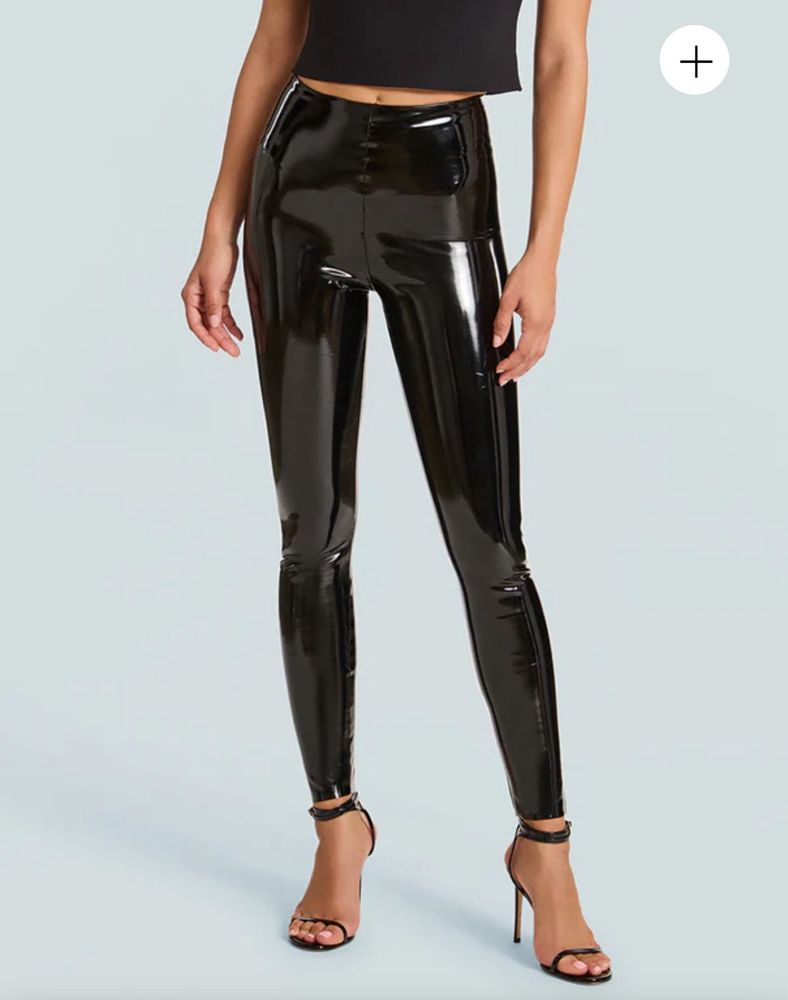 Black PU Pant
