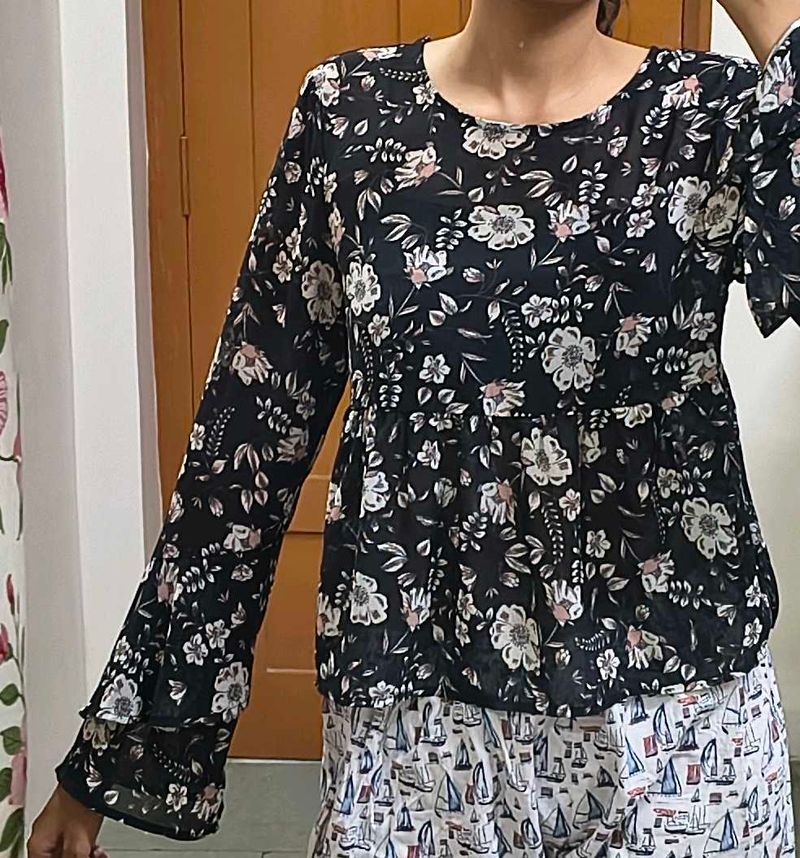 Floral Print Top