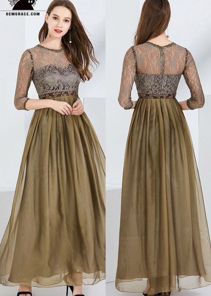 Elegant Lace Maxi Dress