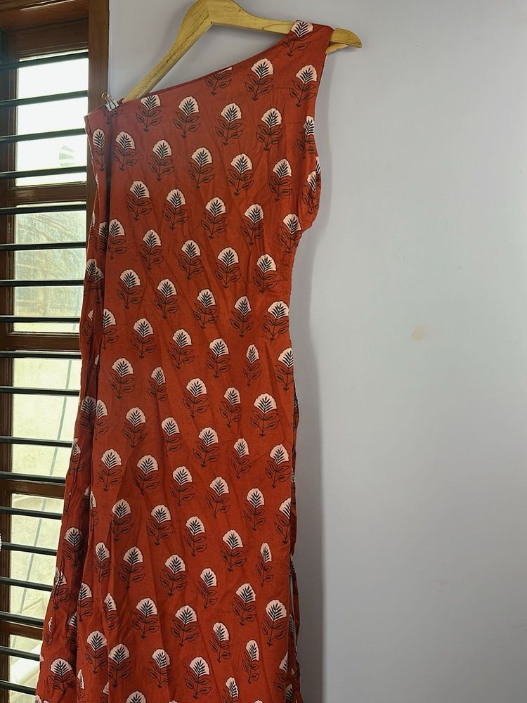 Designer Floral Print Dress L/XL