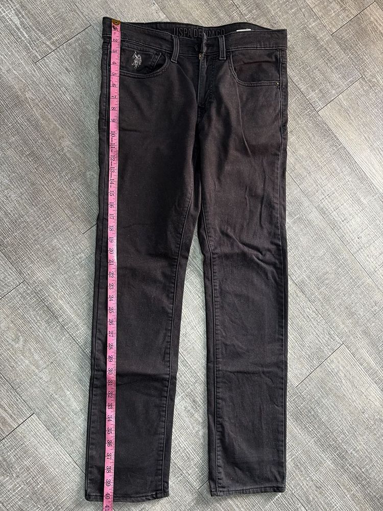 US POLO Association Black Mens jeans