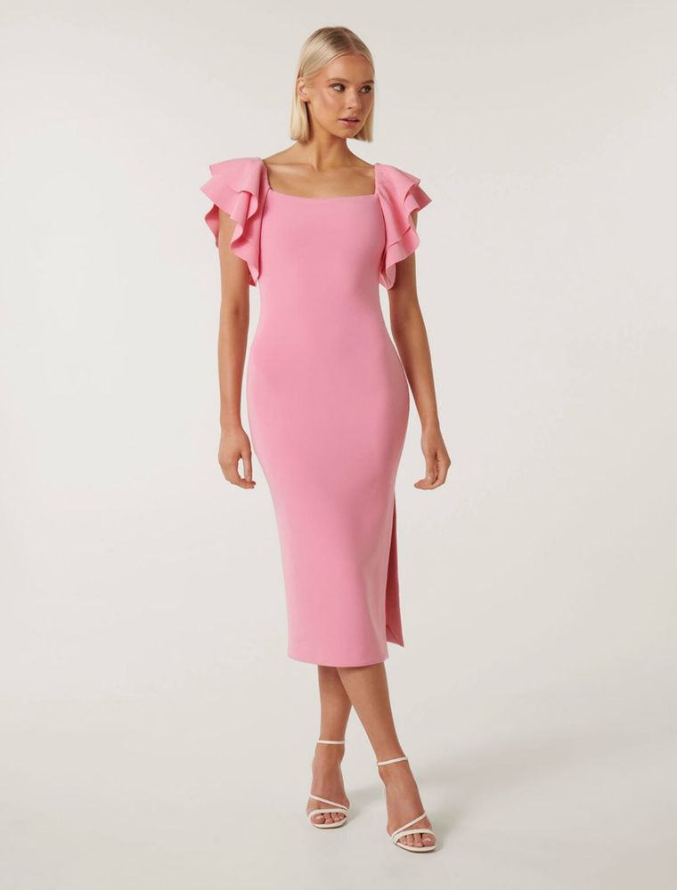 Pink Midi Dress