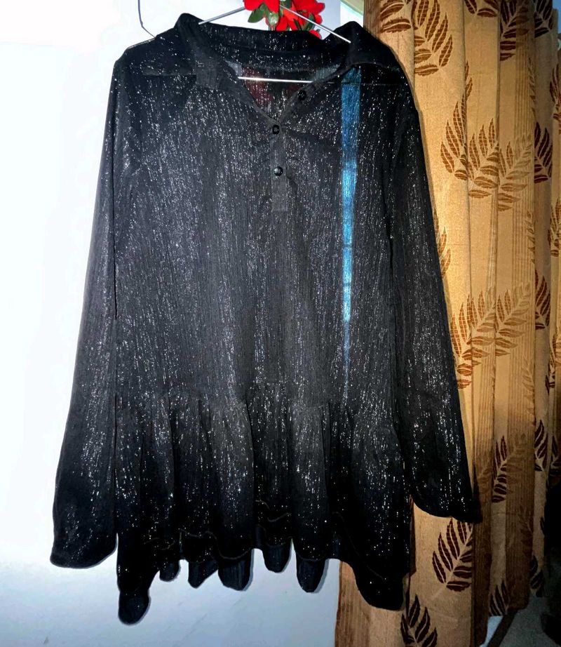 Elegant Black Long Sleeve Top