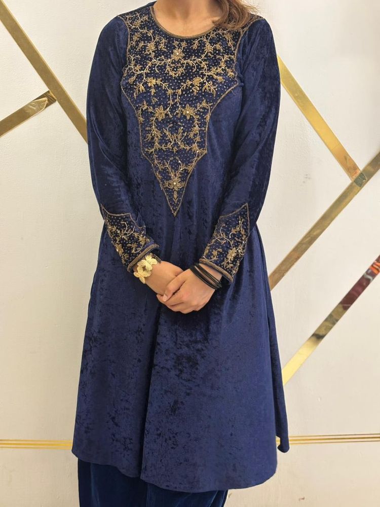 velvet dress set
