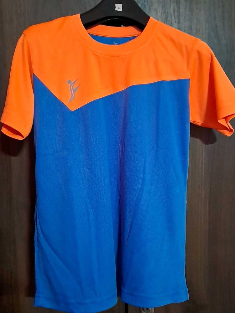 Orange &amp; Blue T-Shirt For Kids